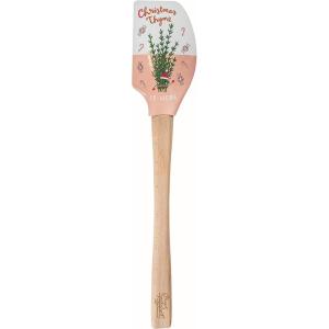 imageTovolo Seasons Greeting Holiday Spatulart Spatula Kitchen Utensil for Food and Meal Prep Baking Mixing Turning and MoreChristmas Thyme