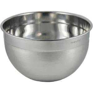 imageTovolo Stainless Steel Mixing Bowls 35 Qt  Metal Nesting Mixing Bowl with Rounded Lip for Easy Pour ampamp Minimal Mess  Large ampamp Small Dishwasher Safe Kitchen Supplies for Prep ampamp Cooking75 Quart
