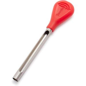 imageTovolo Strawberry Huller Stainless Steel Fruit Huller ampamp Pitter Reusable Strawberry Stem Remover With EasyGrip Handle DishwasherSafe ampamp BPAfreeRed