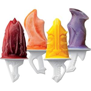 imageTovolo Sword Ice Pop Molds Popsicle Maker Flexible Silicone Dishwasher Safe Set of 4