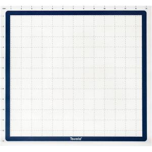 imageTovolo TrueBake Sil 12 Sheet Pan Mat wGrid for Baking Food and Meal Prep Cooking and MoreCookie Sheet