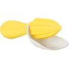 imageTovolo Allin1 Citrus Juicer and Zester Set White ampamp Yellow  Manual Juicer with Measuring Cup Dual Reamers BPAFree Dishwasher Safe Compact StorageCitrus Reamer