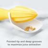 imageTovolo Allin1 Citrus Juicer and Zester Set White ampamp Yellow  Manual Juicer with Measuring Cup Dual Reamers BPAFree Dishwasher Safe Compact StorageCitrus Reamer