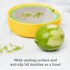 imageTovolo Allin1 Citrus Juicer and Zester Set White ampamp Yellow  Manual Juicer with Measuring Cup Dual Reamers BPAFree Dishwasher Safe Compact StorageCitrus Juicer  Zester