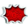 imageTovolo Burst Reversible Templates Set of 6 Stamps Comic Book Cookie Cutter DishwasherSafe Red