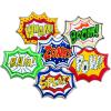 imageTovolo Burst Reversible Templates Set of 6 Stamps Comic Book Cookie Cutter DishwasherSafe Red