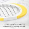 imageTovolo Citrus Slicer ampamp Wedger Tool  Premium Dual Blade Lemon Lime and Orange Cutter Creates 8 Uniform Wedges and 6 Slices Perfect Bar Tool AntiSlip Base Stackable BPAFree Dishwasher SafeLemon  Lime   Orange
