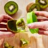 imageTovolo Citrus Slicer ampamp Wedger Tool  Premium Dual Blade Lemon Lime and Orange Cutter Creates 8 Uniform Wedges and 6 Slices Perfect Bar Tool AntiSlip Base Stackable BPAFree Dishwasher SafeKiwi