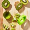 imageTovolo Citrus Slicer ampamp Wedger Tool  Premium Dual Blade Lemon Lime and Orange Cutter Creates 8 Uniform Wedges and 6 Slices Perfect Bar Tool AntiSlip Base Stackable BPAFree Dishwasher SafeKiwi