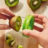 imageTovolo Citrus Slicer ampamp Wedger Tool  Premium Dual Blade Lemon Lime and Orange Cutter Creates 8 Uniform Wedges and 6 Slices Perfect Bar Tool AntiSlip Base Stackable BPAFree Dishwasher SafeKiwi