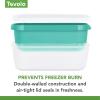 imageTovolo GlideAScoop Reusable Ice Cream Tub Flamingo  Airtight BPAFree Ice Cream Container for Homemade Ice Cream Compact Freezer Storage Dishwasher Safe 15 QuartTropical Breeze