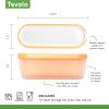 imageTovolo GlideAScoop Reusable Ice Cream Tub Flamingo  Airtight BPAFree Ice Cream Container for Homemade Ice Cream Compact Freezer Storage Dishwasher Safe 15 QuartSunburst