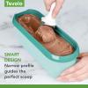 imageTovolo GlideAScoop Reusable Ice Cream Tub Flamingo  Airtight BPAFree Ice Cream Container for Homemade Ice Cream Compact Freezer Storage Dishwasher Safe 15 QuartTropical Breeze