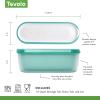 imageTovolo GlideAScoop Reusable Ice Cream Tub Flamingo  Airtight BPAFree Ice Cream Container for Homemade Ice Cream Compact Freezer Storage Dishwasher Safe 15 QuartTropical Breeze