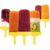 imageTovolo Groovy Ice Pop Molds DripGuard Handle 4 Ounce Popsicles Set of 6 Yellow