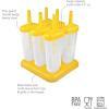 imageTovolo Groovy Ice Pop Molds DripGuard Handle 4 Ounce Popsicles Set of 6 Yellow