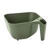 imageTovolo 3 Quart Colander BPA Free Food Safe Plastic Strainer with Handle Heavy Duty Heat Resistant Pasta and Veggies Kitchen Drainer Steam Basket Dishwasher Safe Thyme