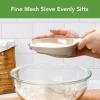imageTovolo Scoop ampamp Sift Ergonomic Fine Mesh Sieve Flour Sifter Easy Scoop 1 Measuring Cup DishwasherSafe Baking Tool for Dusting ampamp Aerating ThymeOatmeal