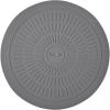 imageTovolo 10quot Silicone Microwave Mat Charcoal  MultiUse Heat Barrier Mat with Thermal Ridges Even Reheating Doubles as NonSlip Trivet Jar Opener ampamp Splatter Guard for Kitchen Dishwasher Safe10 inch