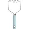 imageTovolo Elements Stainless Steel Masher  Perfect Tool for Mashing Potatoes Avocado Vegetables and More Comfortable Grip Handle Hanging Loop for Convenient Storage Dishwasher Safe Blue HazeBlue Haze