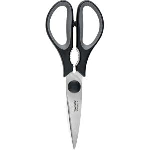 imageTovolo Elements Heavy Duty Kitchen Shears with Sheath for Food Prep Trimming Meat and Vegetables Small Charcoal BlackCharcoal  Black
