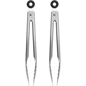 image:imageElements 7 Mini Stainless Steel Tongs  Set of 2