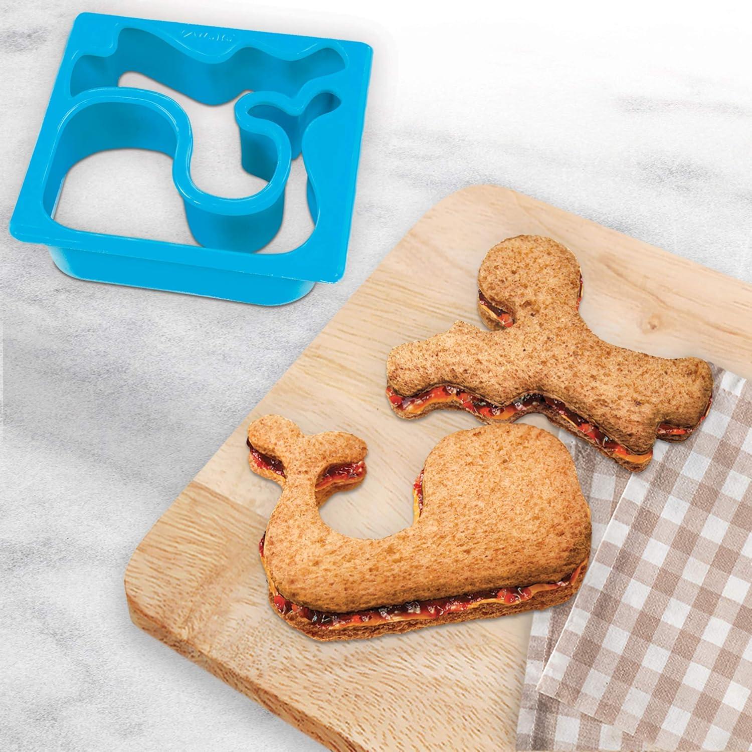 image:imageTovolo Whale amp Octopus Sandwich Shaper KidFriendly Dishwasher SafeWhale  Octopus